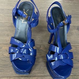 AUTHENTIC YSL Tribute heels💙🥶